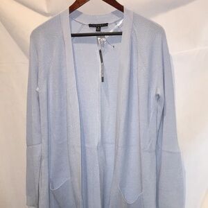 NWT Cyrus Light Blue Open Front Long Cardigan | Size M